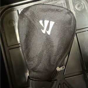 Black Lacrosse Headcover with White Logo
